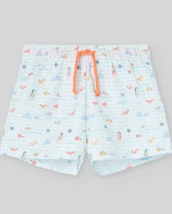 Bañador estampado mar "BAÑO" | PAZ Rodriguez Sale