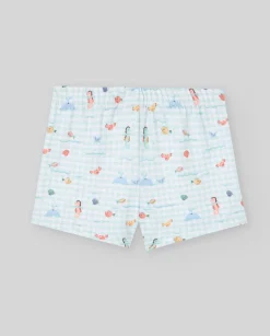 Boxer estampado mar "BAÑO" | PAZ Rodriguez Clearance