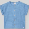 Camisa azul "POMBA" | PAZ Rodriguez Discount