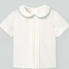 Camisa con lorzas "CEREMONIA" | PAZ Rodriguez Discount