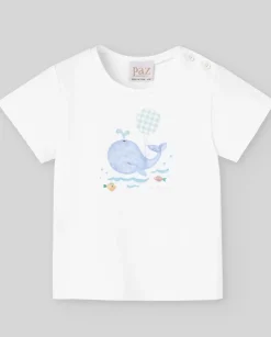 Camiseta ballena "BAÑO" | PAZ Rodriguez Discount
