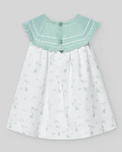 Vestido combinado "EIDO" | PAZ Rodriguez Outlet