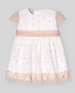 Vestido tul bordado "CEREMONIA" | PAZ Rodriguez Outlet